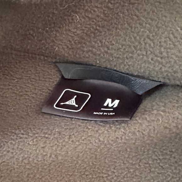 Men's Green Performance Fleece Jacket - Picture 3 of 6